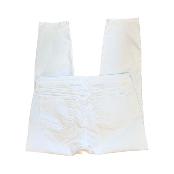 NYDJ Clarissa Mid Rise Ankle White Jeans Patented Lift Tuck Technology Size 12 - Picture 6 of 13